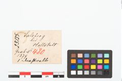 Etikett zu Bronzespiralröhrchen (NHMW-PRAE-025135)